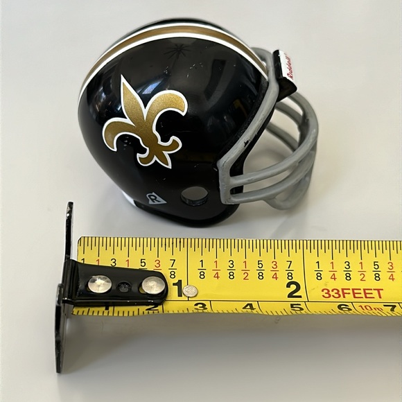 New Orleans Saints Rare NFL Vintage Pocket Pro Mini Riddell Football Helmet - Picture 4 of 6